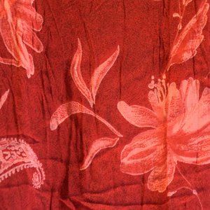 Reversible Long Red Dress